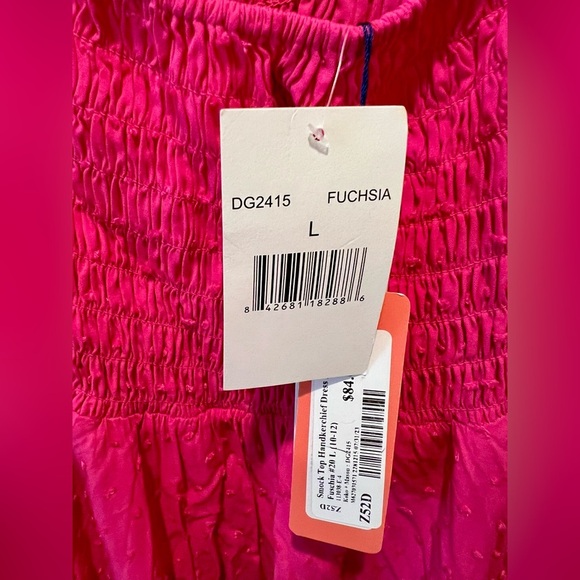 NWT KOKO & MASON Tiered Maxi Dress in Fuchsia in Size Large - Picture 10 of 16